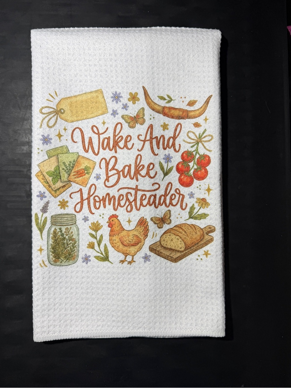 Homestead Canning Baking Kitchen Towel - NEW